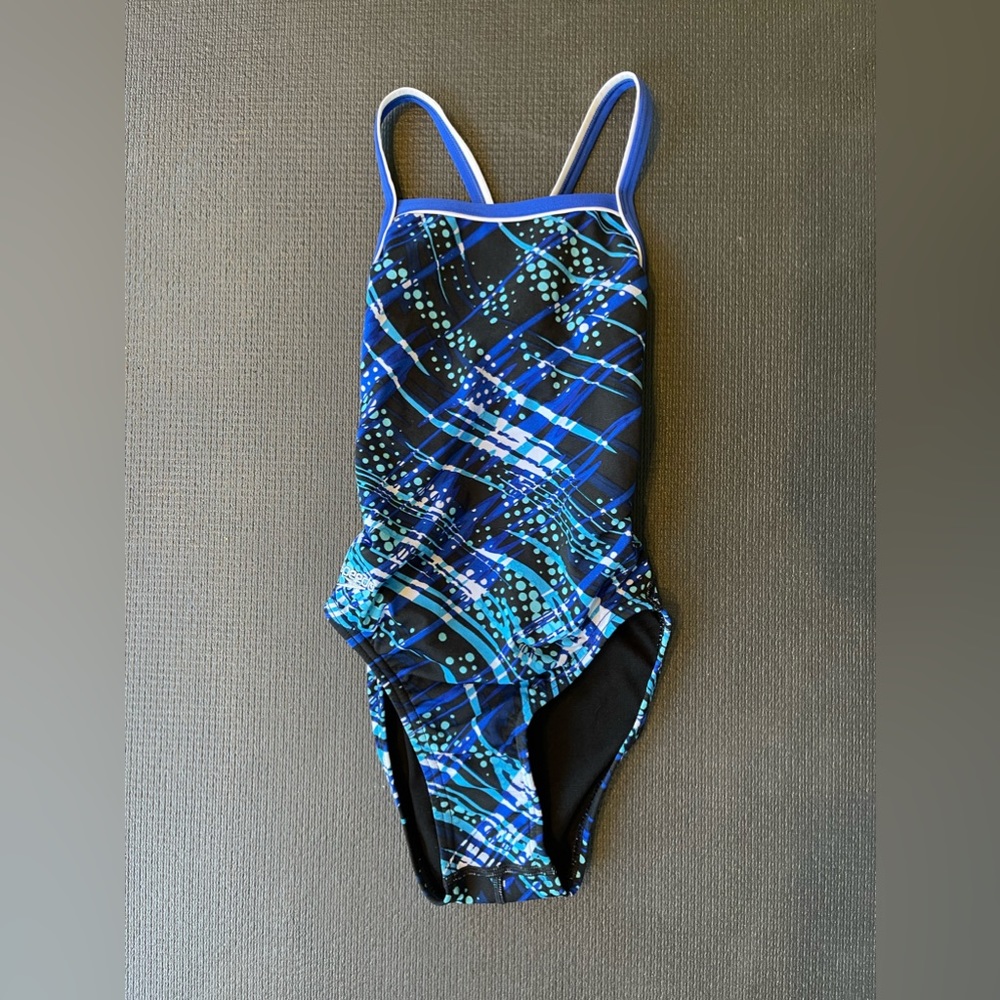 Speedo racerback one piece competitive swim suit size 22